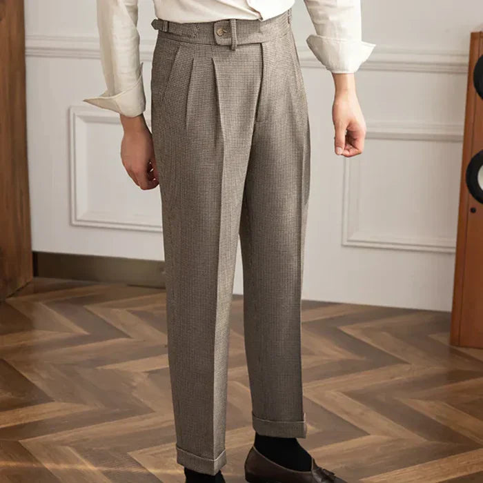 Men's Checkered Gurkha Pants - BRABION