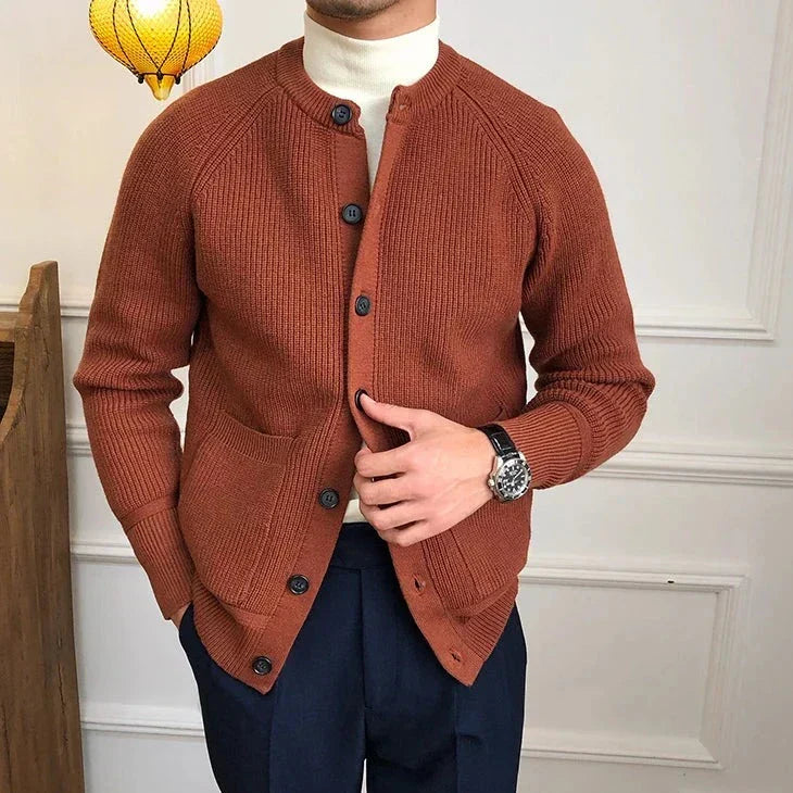 Classic Men's Knit Cardigan