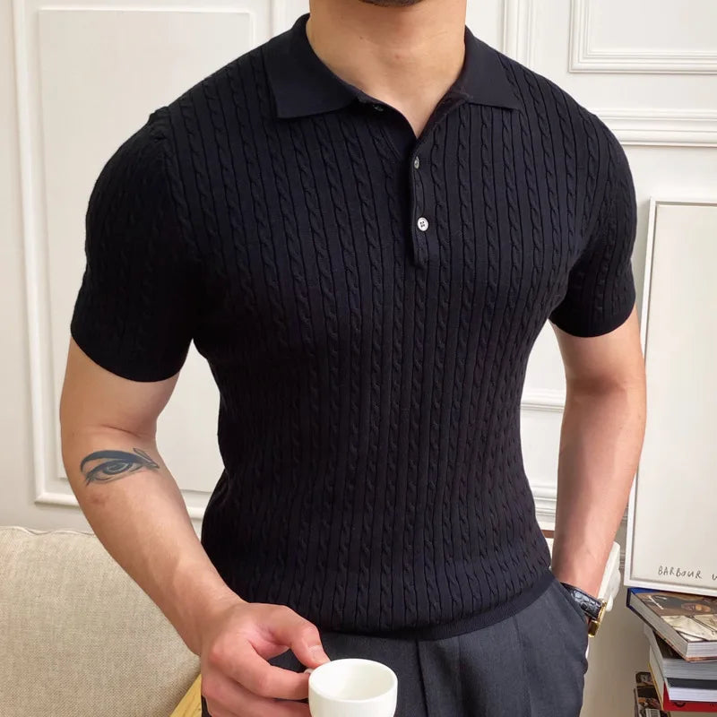 Knit Polo Shirt