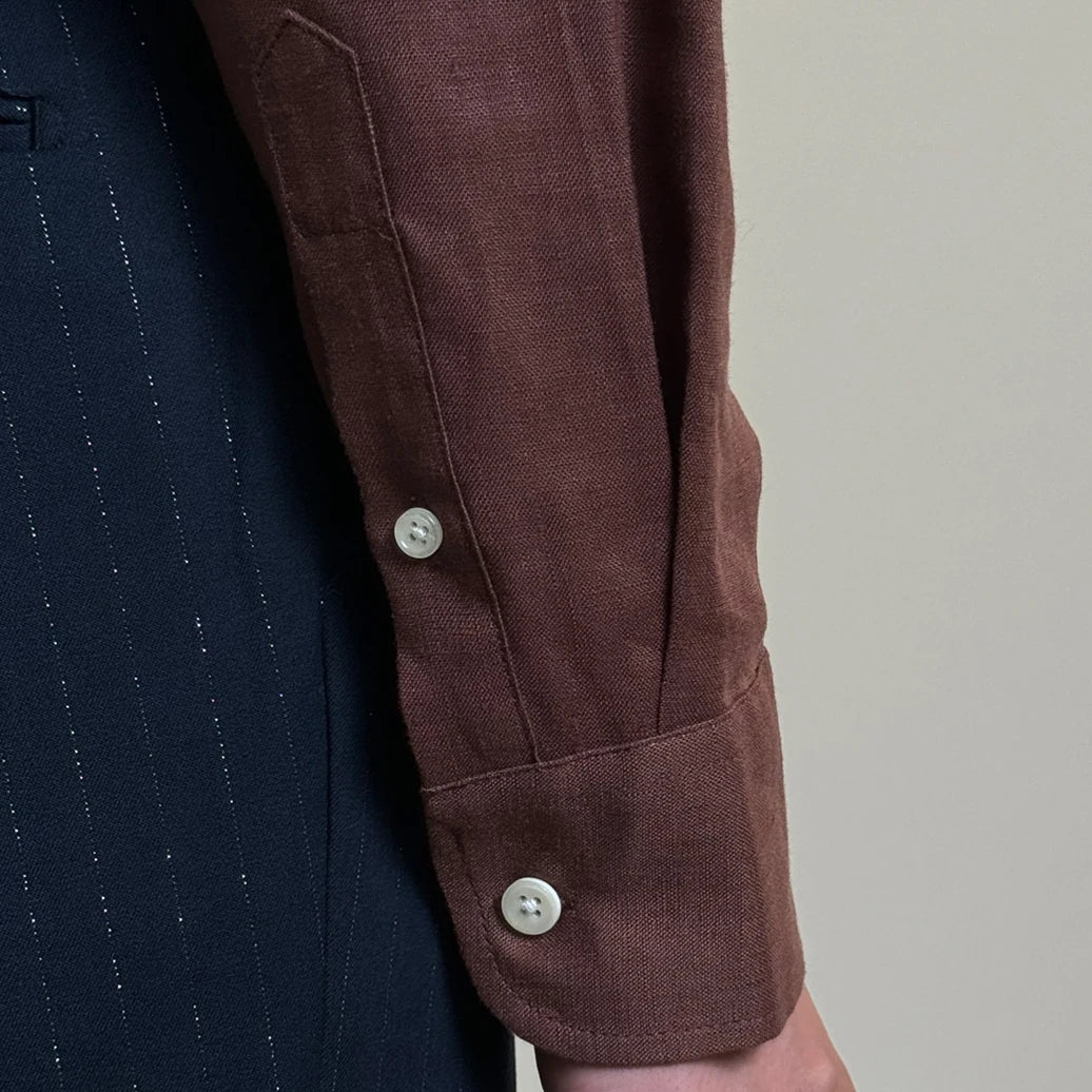 Men's Linen Dress Shirt