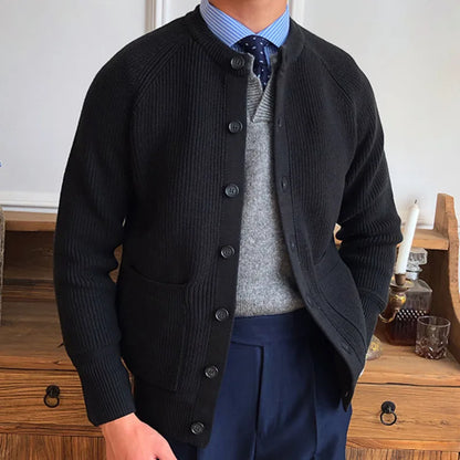 Classic Men's Knit Cardigan