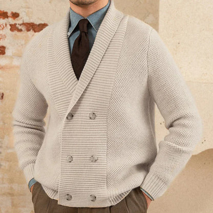 English Double-Breasted Cardigan