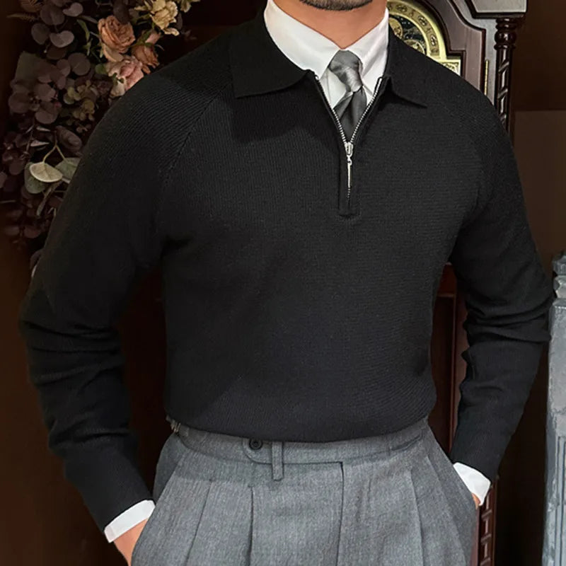 Zipped Men's Sweater