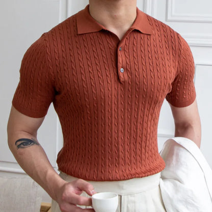 Knit Polo Shirt