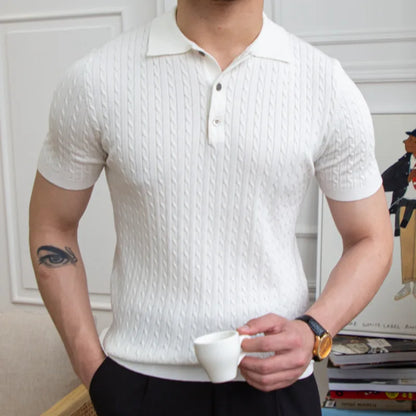 Knit Polo Shirt