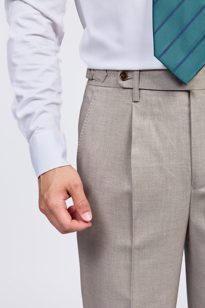 Italian-Style Classic Straight-Leg Men's Trousers