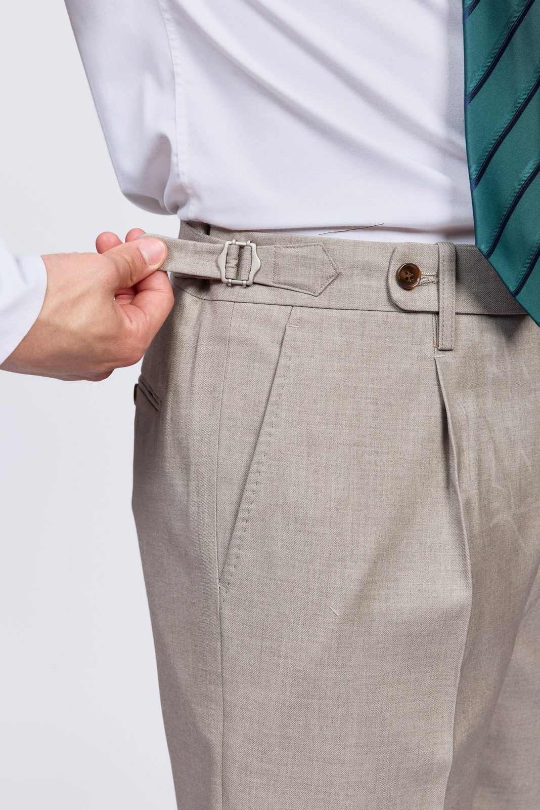 Italian-Style Classic Straight-Leg Men's Trousers
