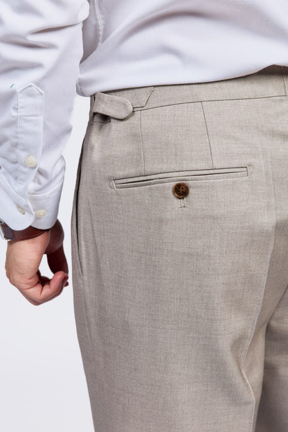 Italian-Style Classic Straight-Leg Men's Trousers