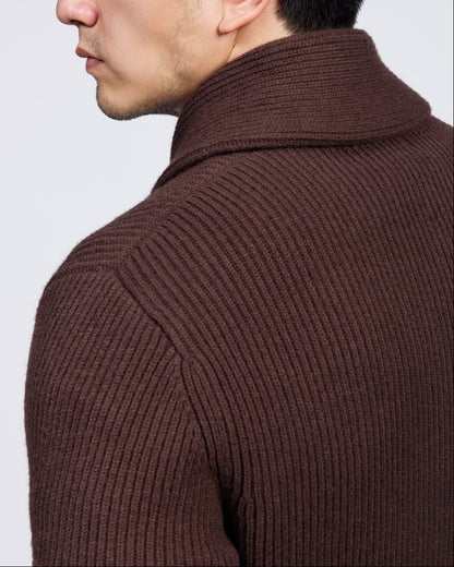 Cárdigan Raymond con cuello chal