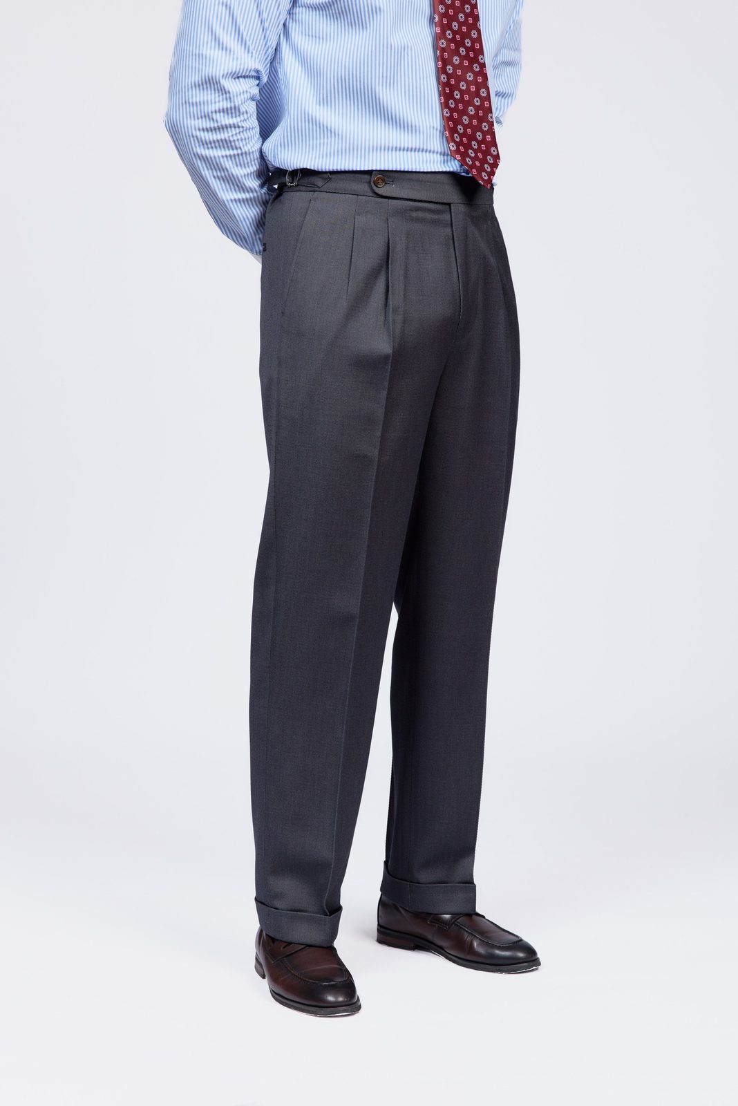 Men's Classic Straight-Leg Dress Trousers
