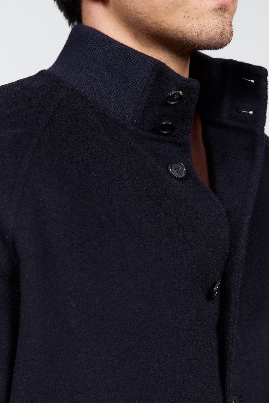 Men's Merino Wool and Cashmere Bomber Jacket