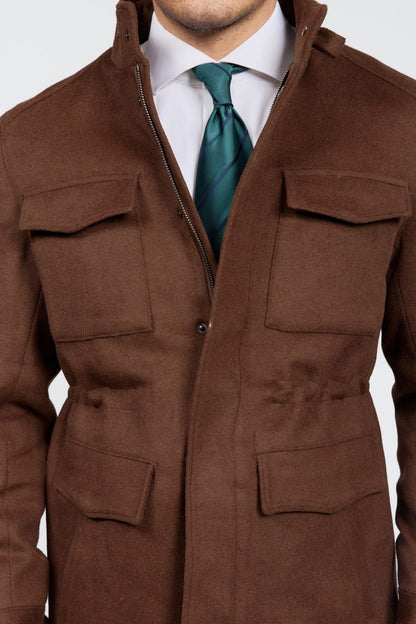 Men's Modern 4-Pocket Field Safari Jacket