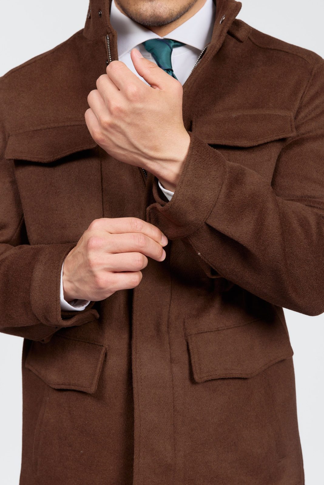 Men's Modern 4-Pocket Field Safari Jacket