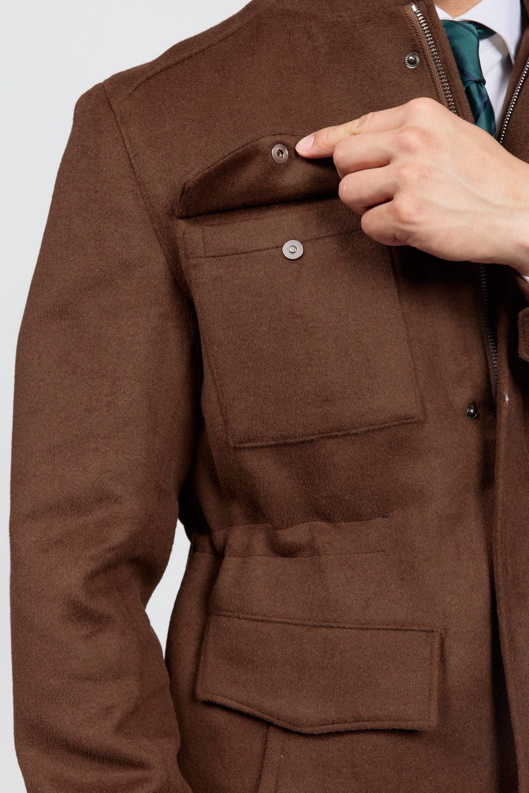 Men's Modern 4-Pocket Field Safari Jacket