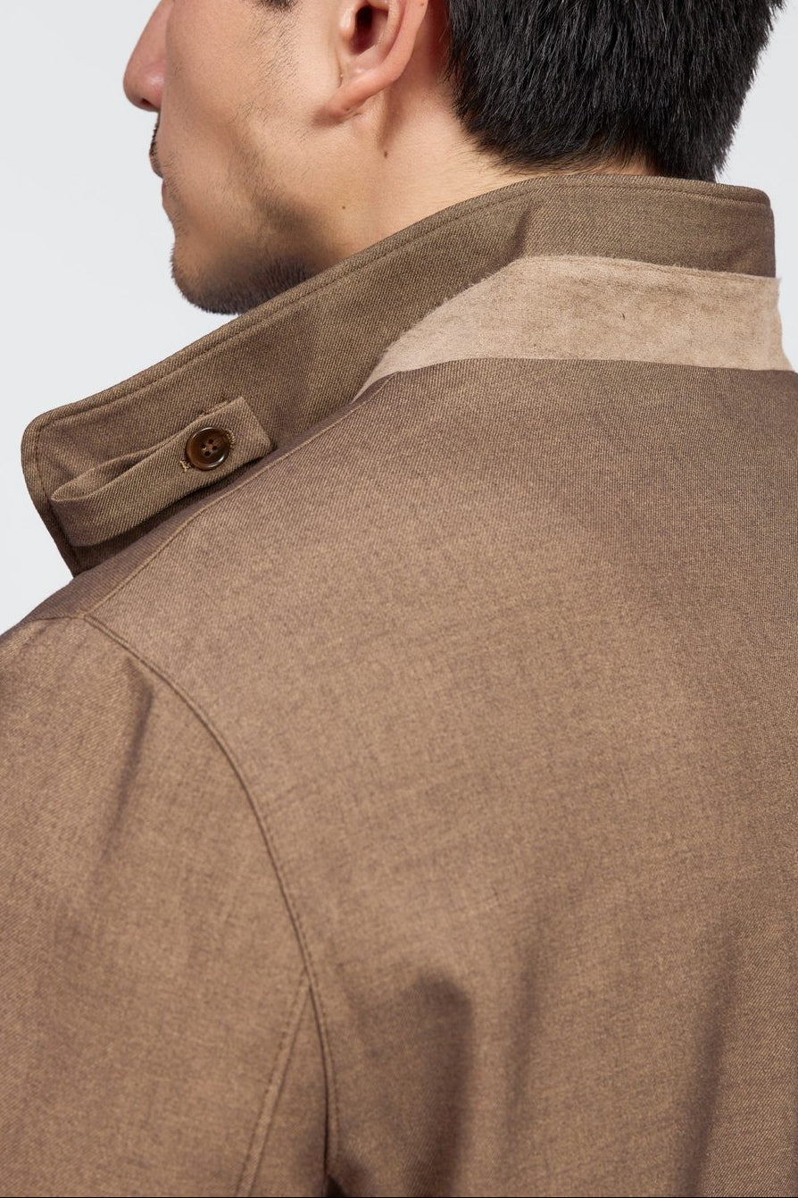 Chaqueta safari Amalfi con 4 bolsillos para hombre