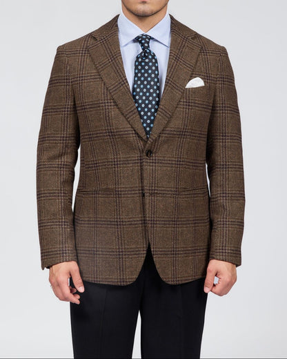 Men's Cambridge Classic Plaid Wool Blend Blazer