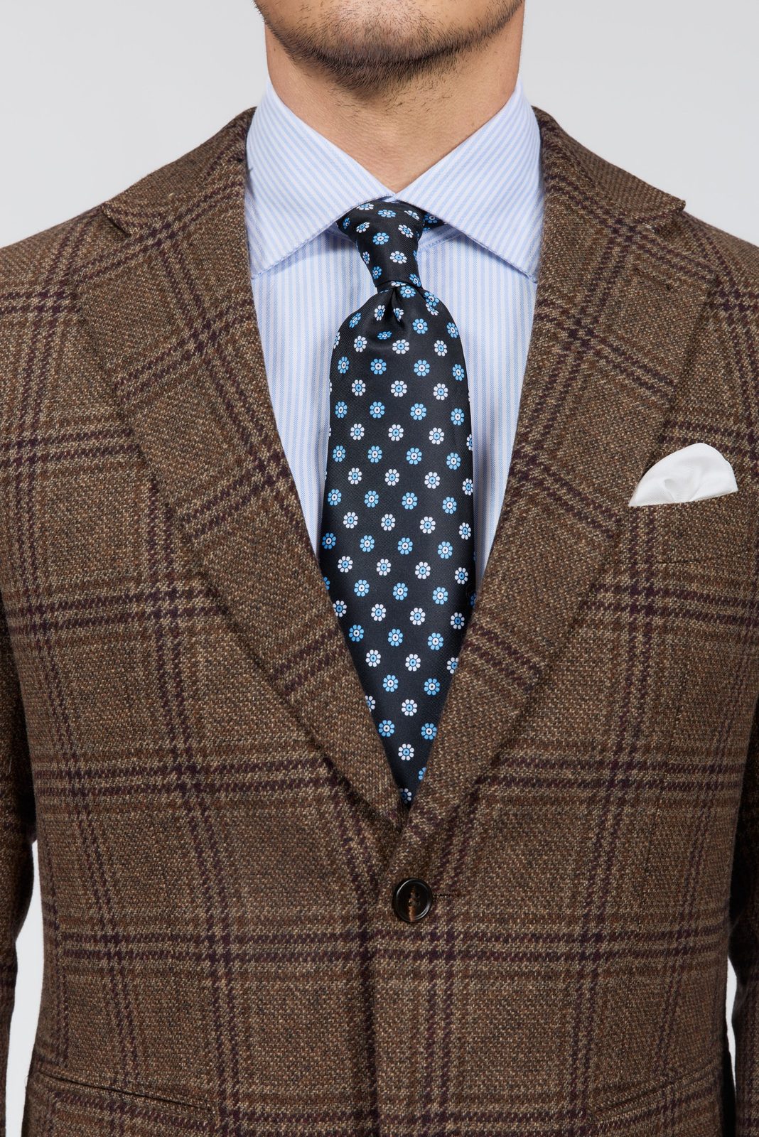 Men's Cambridge Classic Plaid Wool Blend Blazer