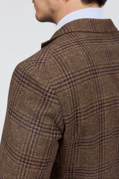 Men's Cambridge Classic Plaid Wool Blend Blazer