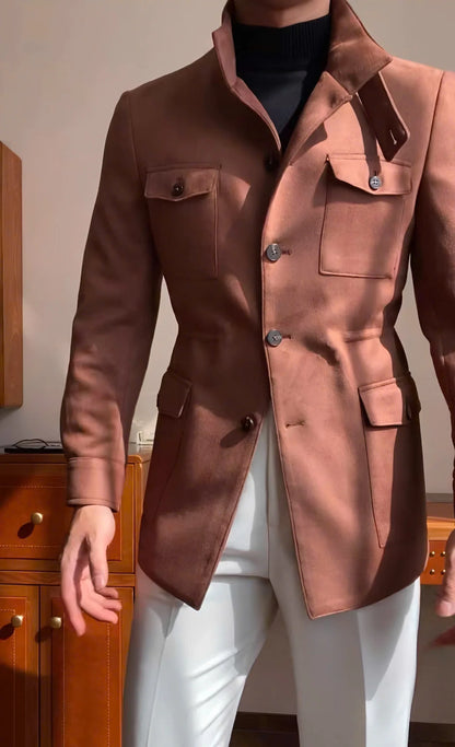 Men’s Suede Safari Jacket