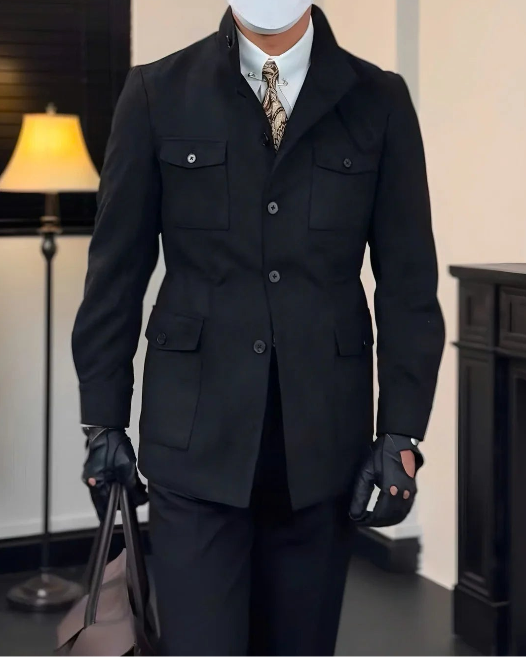 Men’s Suede Safari Jacket