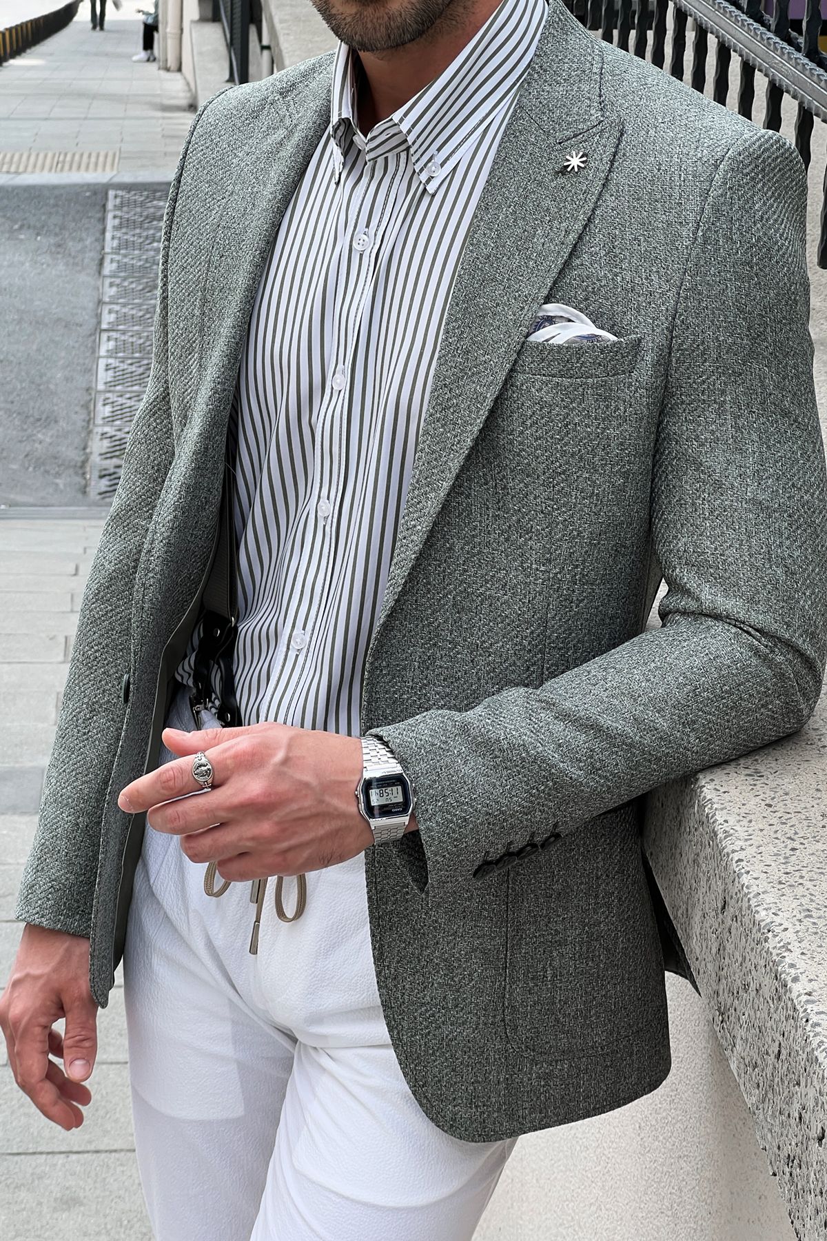 Learning from Bond: A Checked Jacket and Flannel Trousers – Bond Suits