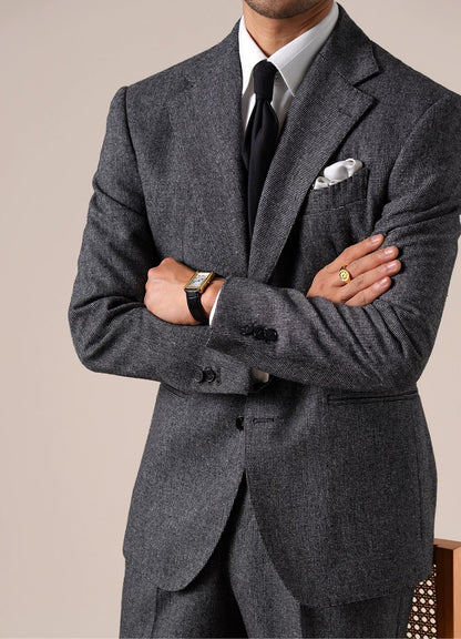 Bergamo Pincheck Men's Wool Jacket