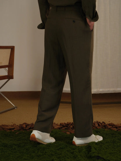 Tencel Linen Blend Pants Brabion