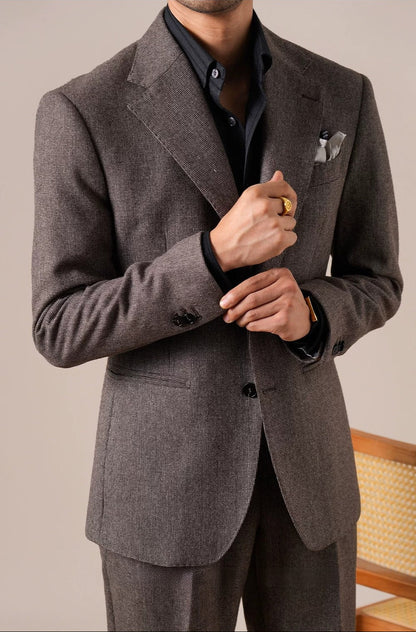 Bergamo Pincheck Men's Wool Jacket