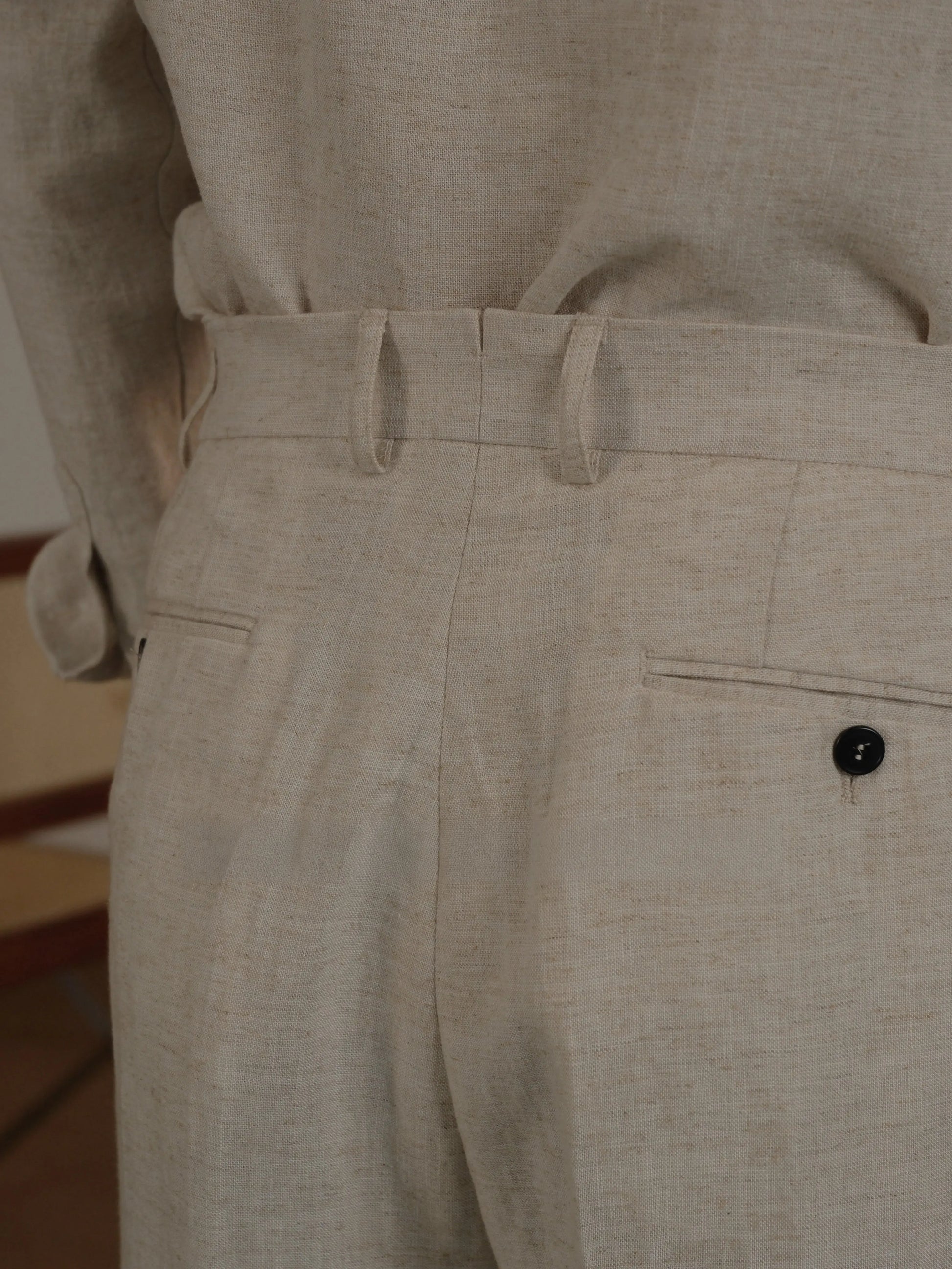 Tencel Linen Blend Pants Brabion