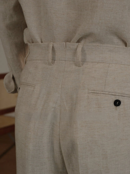 Tencel Linen Blend Pants Brabion