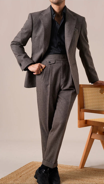 Bergamo Pincheck Men's Wool Jacket