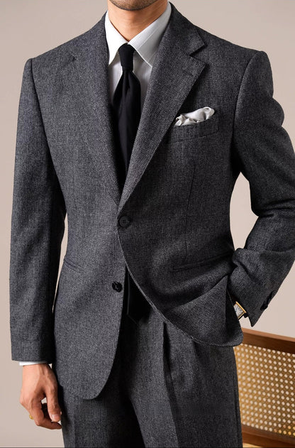 Bergamo Pincheck Men's Wool Jacket