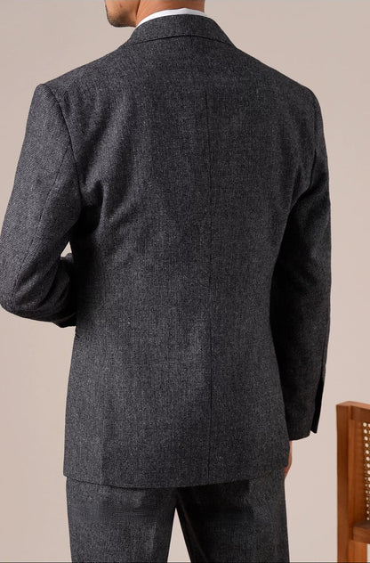 Bergamo Pincheck Men's Wool Jacket