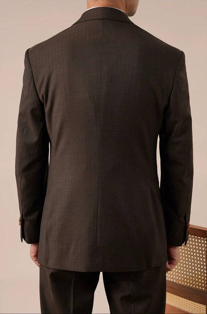 Chaqueta Retro Napoli Formal Marrón