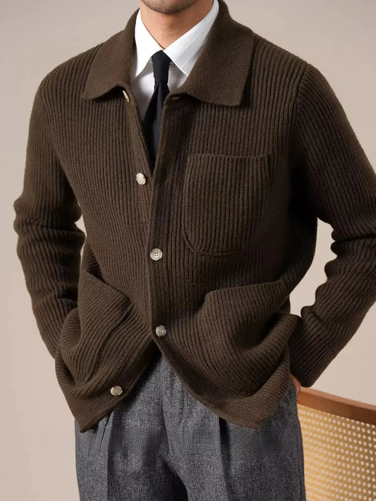 Men's Wool Cardigan Jacket BRABION