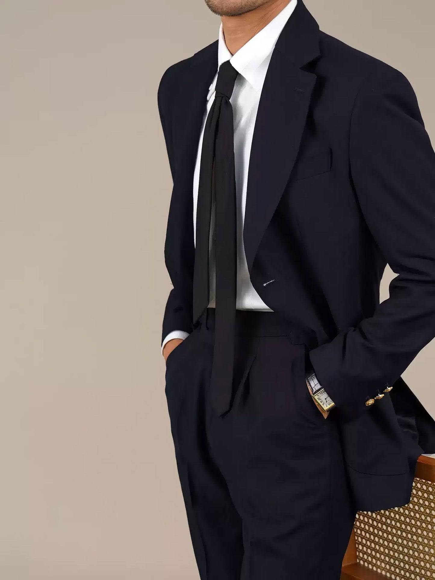 Men’s Italian-Style Notch Lapel Blazer BRABION