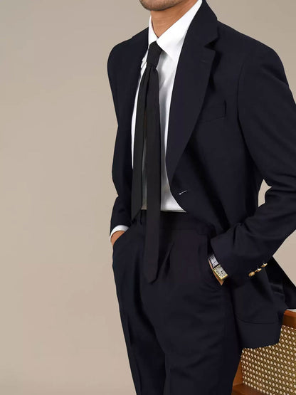 Men’s Italian-Style Notch Lapel Blazer BRABION