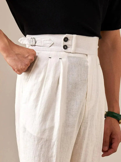 Pantalon en lin Sidetab Saison 2