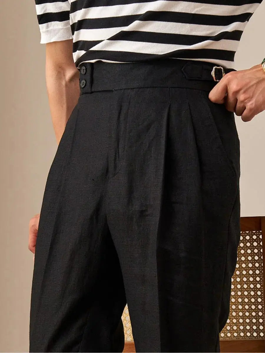 Pantalon en lin Sidetab Saison 2