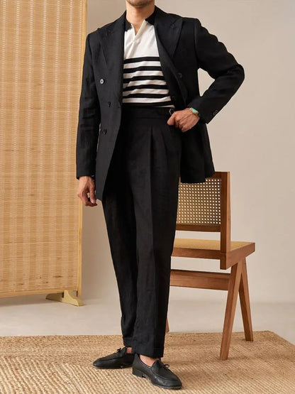 Pantalon en lin Sidetab Saison 2