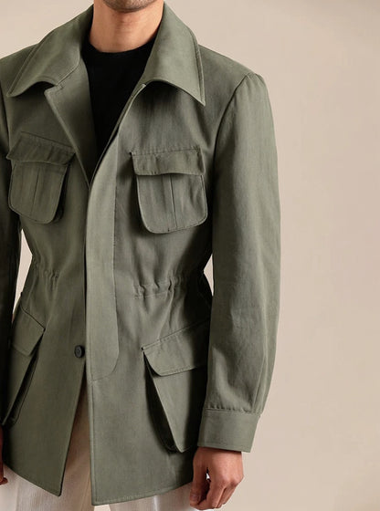 Men's Cotton Retro Hunting Jacket