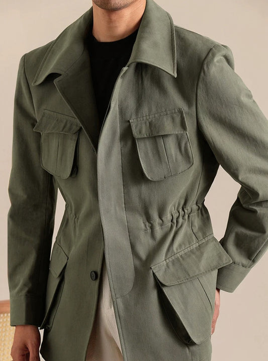 Men's Cotton Retro Hunting Jacket