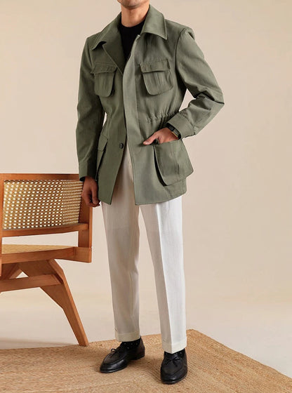 Men's Cotton Retro Hunting Jacket