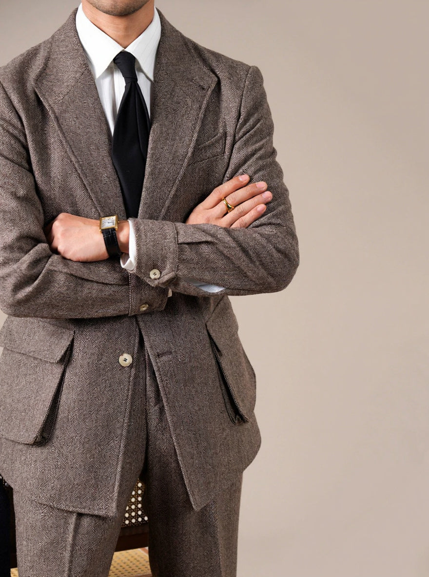 Men’s Spanish-Style Wool-Blend Jacket