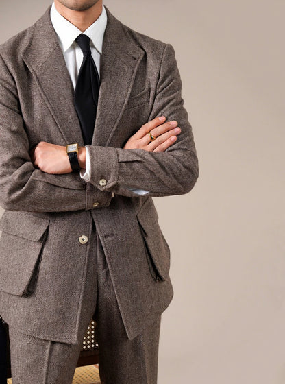 Men’s Spanish-Style Wool-Blend Jacket