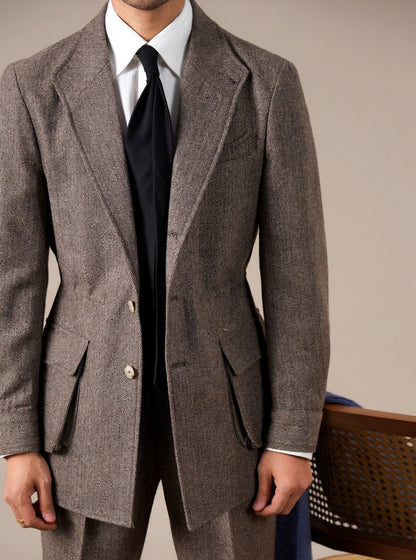 Men’s Spanish-Style Wool-Blend Jacket