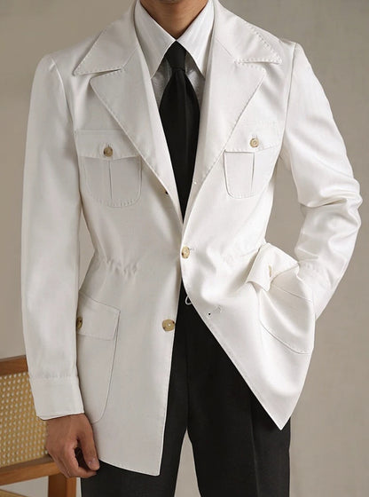 Men's Linen Breathable Hunting Jacket