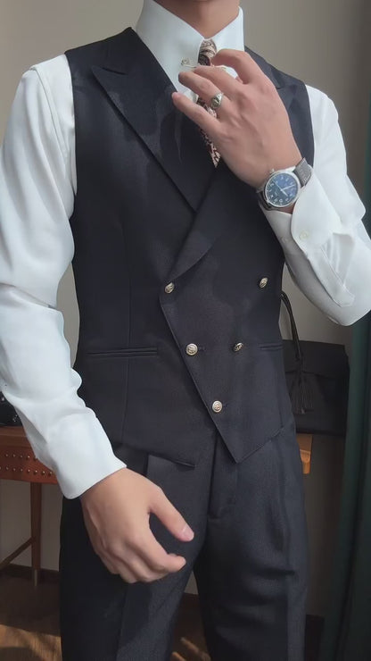 Men’s Jet Navy Milano Suit