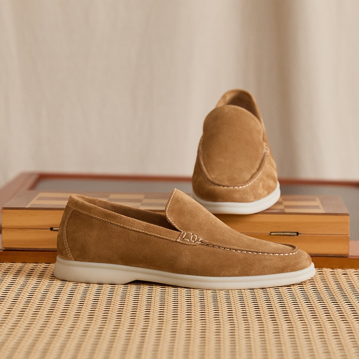 Summer Suede Calfskin Loafers
