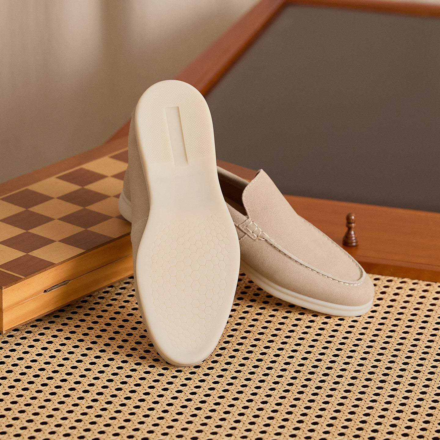 Summer Suede Calfskin Loafers